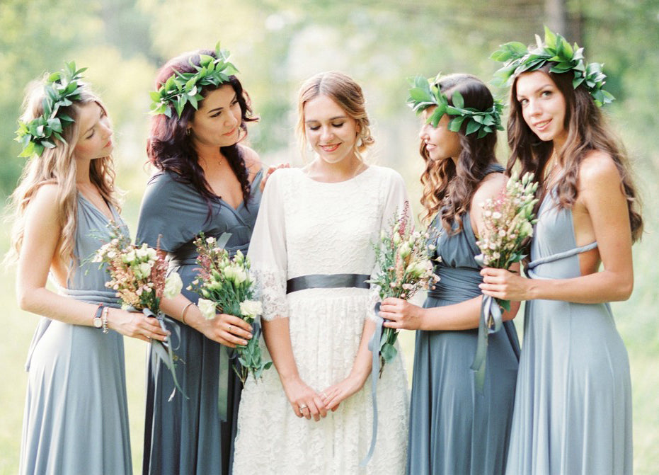 Convertible Different Colors Sheath Backless Cheap Bridesmaid Dress, FC1329