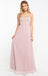 Gorgeous A-line Chiffon Spaghetti Straps Backless Bridesmaid Dress, FC4858