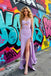Long Spaghetti Straps Sexy Slit Mermaid Prom Dresses, OB109