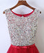 Most Popular Red Sequins Bling Elegant Freshman Homecoming prom dress,220004