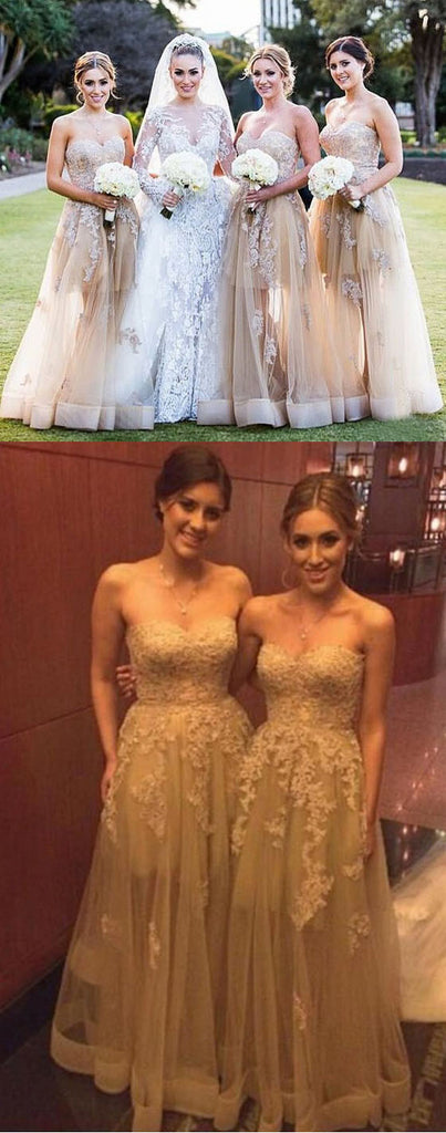 2017 Sexy Unique Lace Long Wedding Bridesmaid Dresses, BD0002