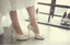 Fashion Fish Toe Ivory Lace High Heels Wedding Bridal Shoes, S013