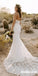 Gorgeous Sweetheart Lace Mermaid Backless Wedding Dress, FC1908