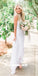 Gorgeous Lace Open-Back Sleeveless Sexy Slit Wedding Dress, FC1988