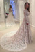 Sexy Backless Long Sleeve A line Wedding Dresses, Long Custom Wedding Gowns, Affordable Bridal Dresses, 17102