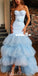 Sweetheat High-low Sexy Mermaid Backless Tulle Prom Dresses, FC4131