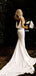 Sexy Mermaid Backless Stunning Beaded Long Wedding Dresses, FC4965