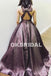 Unique Deep V-Neck Prom Dresses, Charming A-Line Backless Prom Dresses, KX530