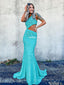 One-Shoulder Mermaid Sparkle Sequin Floor-length Prom Dresses, FC6483