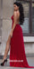 Different Styles Jersey Backless Straps V-neck Prom Dress, FC675