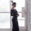 Off Shoulder Lace Prom Dress, Mermaid Prom Dress, Long Sleeve Prom Dress, LB0725