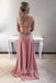 Chiffon Prom Dress, Beading Prom Dress, Sexy Prom Dress, Sleeveless Prom Dress, LB0879