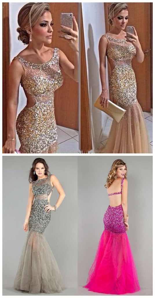 Modest Prom Dresses Backless Prom Dresses, Charming Prom Dresses Mermaid Prom Dresses, PD0100