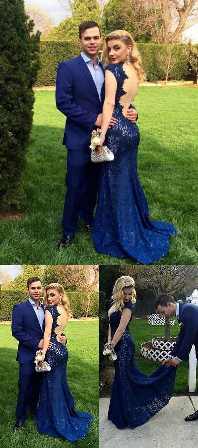 Royal Blue Prom Dresses,Backless Prom Dresses,Lace Prom Dresses, Formal Prom Dresses,Party Dresses ,Cocktail Prom Dresses ,Evening Dresses,Long Prom Dress,Prom Dresses Online,PD0196