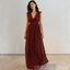 Simple A-Line Chiffon Inexpensive Open-Back Bridesmaid Dress, FC2054