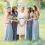 Convertible Different Colors Sheath Backless Cheap Bridesmaid Dress, FC1329