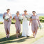 V-Neck New Arrival Bridesmaid Dress, Sheath Jersey Bridesmaid Dress, KX1372