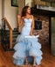 Sweetheat High-low Sexy Mermaid Backless Tulle Prom Dresses, FC4131