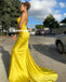 Spaghetti Straps Mermaid Backless Long Prom Dress , FC5338