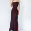 Gorgeous Mermaid Spaghetti Straps Side Slit Backless Prom Dresses, FC6218