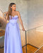 Charming A-line Sweetheart Sleeveless Satin Prom Dresses, FC6471