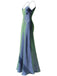 Spaghetti Straps Mermaid V-neck Long Prom Dresses, FC7017