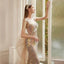 Sparkle Mermaid Sequin Backless Long Prom Dresses, FC7028