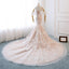 Gorgeous Off Shoulder Mermaid Backless Sweet Heart Lace Beautiful Tulle Long Wedding Dresses, FC1302