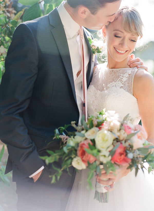 Sleeveless Lace Top Charming Wedding Dress, Tulle A-Line White Wedding Dress, FC1426