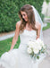 Sweetheart Long Mermaid White Lace Gorgeous Tulle High Quality Wedding Dresses, FC1474