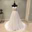 Sweet Heart Backless Applique Wedding Dresses, Tulle A-Line Lace Wedding Dresses, KX1094