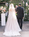 Sweet Heart Tulle Backless Bridal Dress, New Arrival Lace A-Line Long Wedding Dress,  KX1398